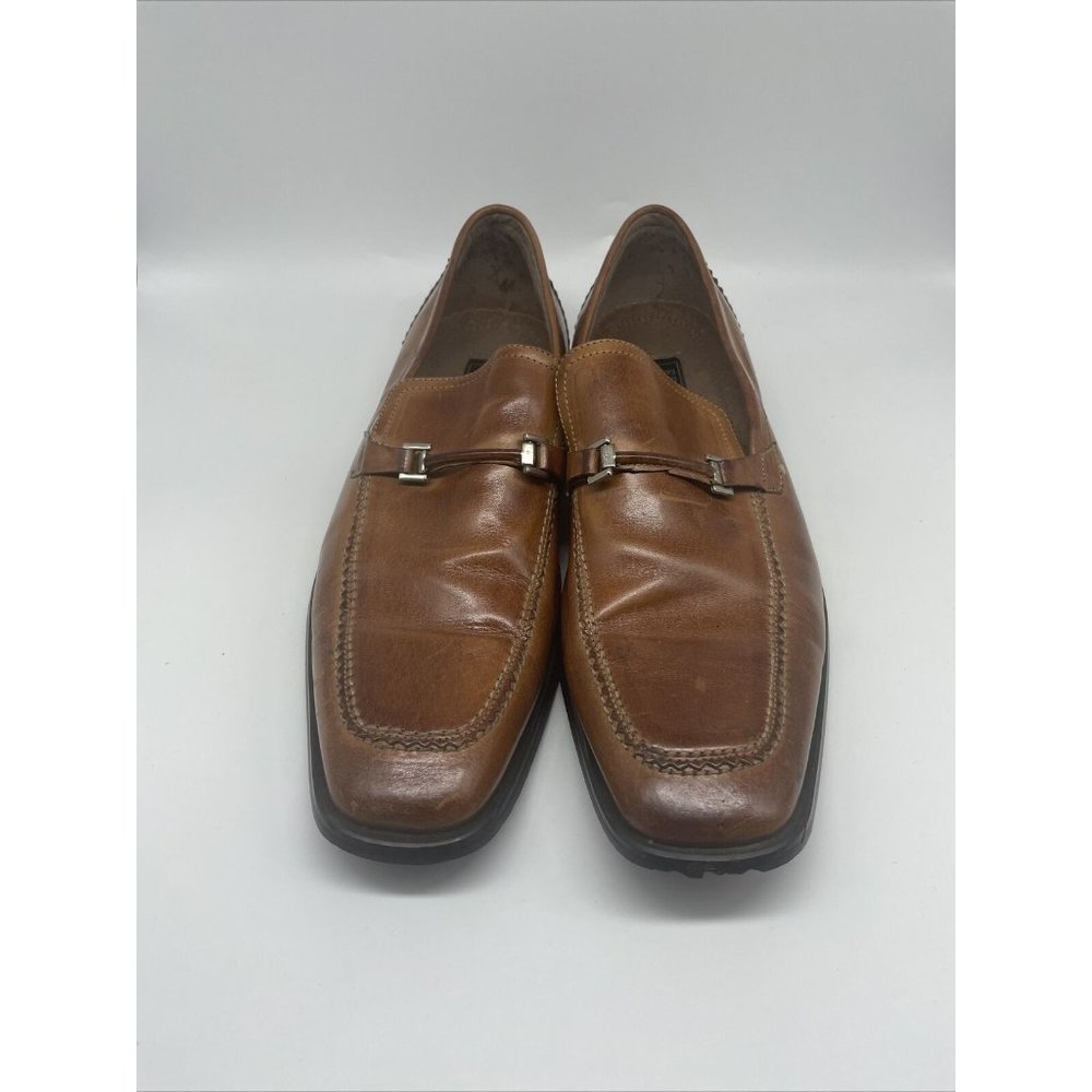 Fratelli Select Men’s Size 10 Brown Leather Slip On Dress Dress Shoes